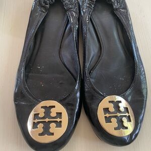 Tory Burch Black Ballet Flats